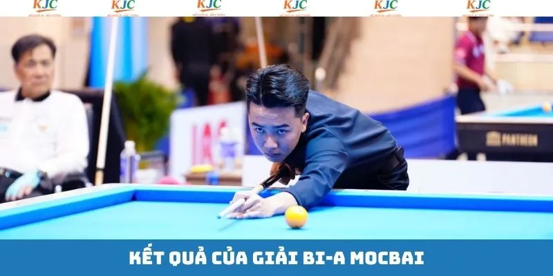 Kết quả và trao thưởng giải Bi-a tại Mocbai