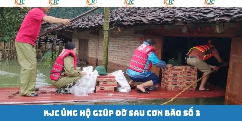 KJC ủng hộ khắc phục sau thảm họa bão số 3 KJC ủng hộ khắc phục sau thảm họa bão số 3