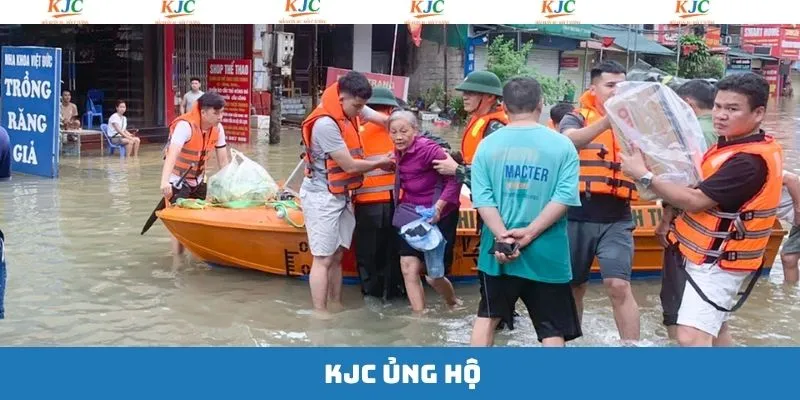 KJC Ủng Hộ - Chương Trình Thiện Nguyện Sau Cơn Bão Số 3