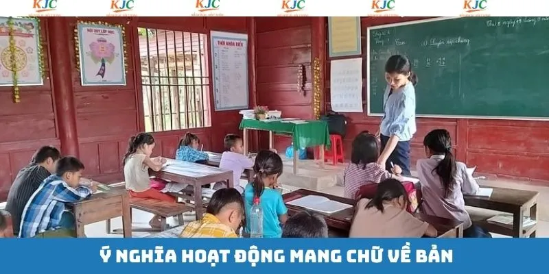 Ý nghĩa trong hành trình đem chữ về bản Ý nghĩa trong hành trình đem chữ về bản